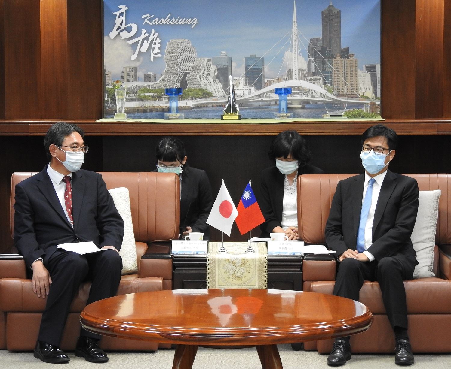 陳其邁市長與日本台灣交流協會加藤英次所長會面