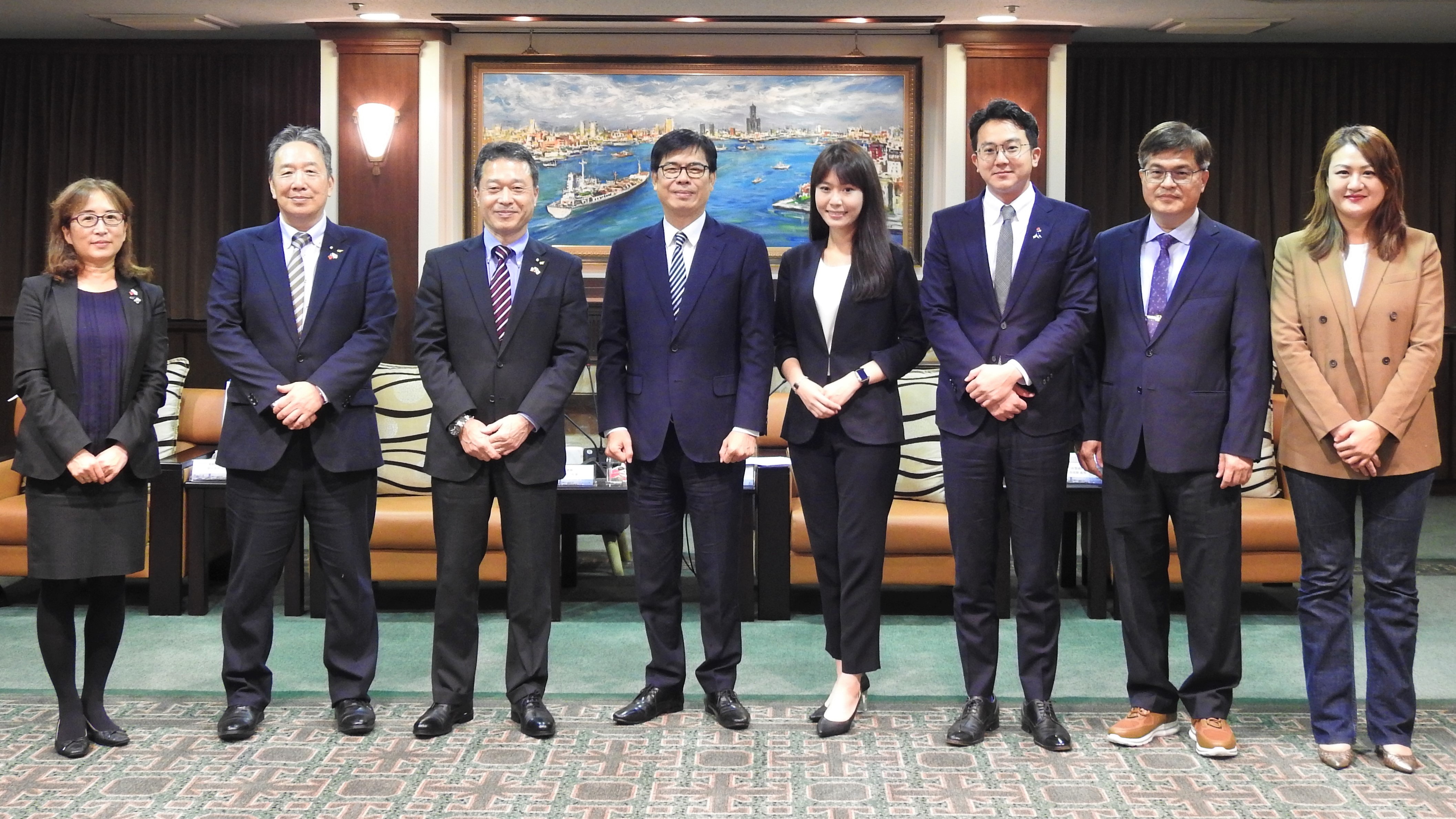 日本三重縣一見勝之知事拜會陳其邁市長，討論產業、教育及觀光合作議題。