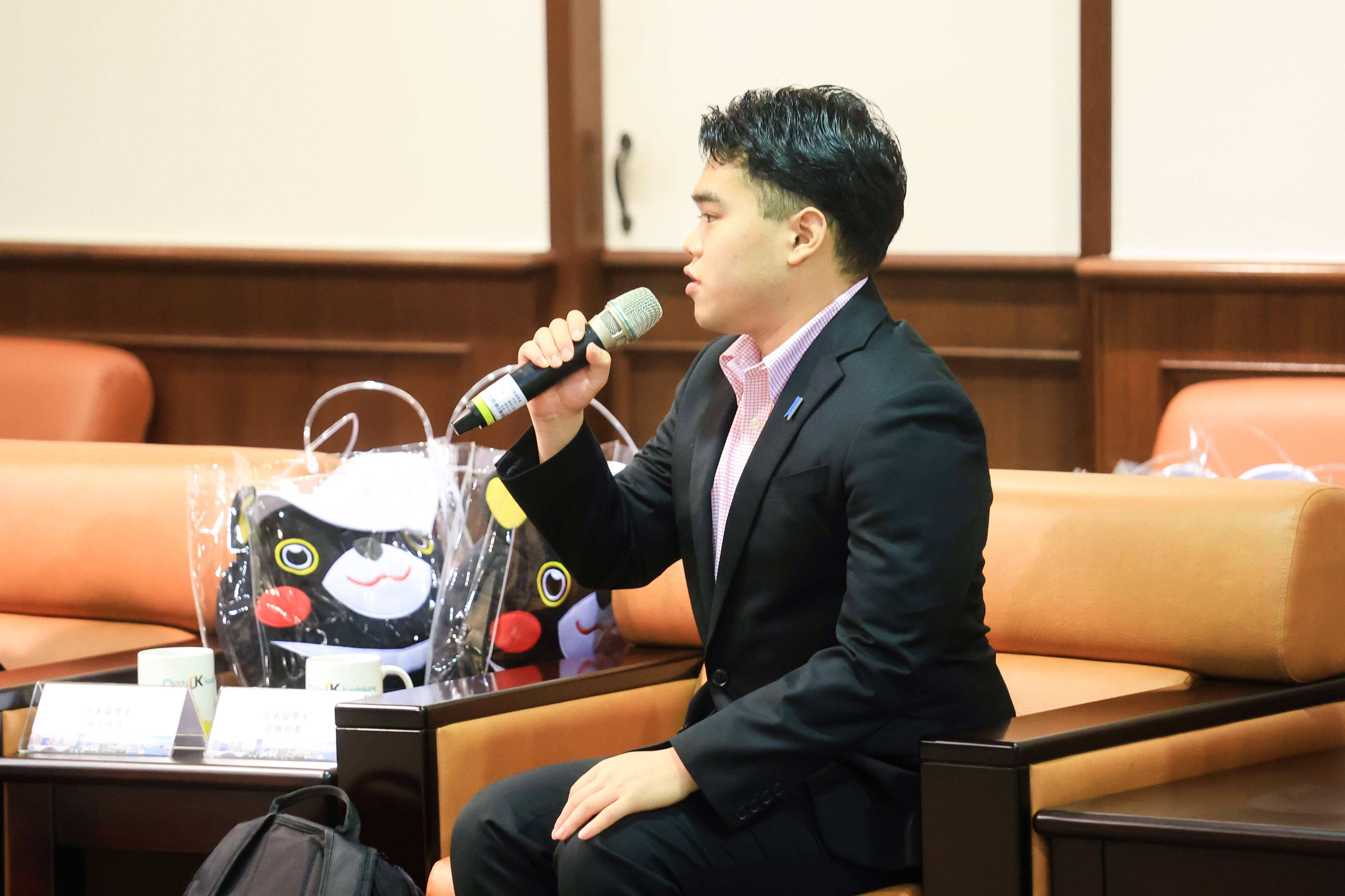日本在台留學生赤瀨朋基期待在台灣累積對國際關係更多研究經驗